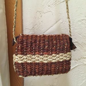 Cute Rattan Crossbody Purse